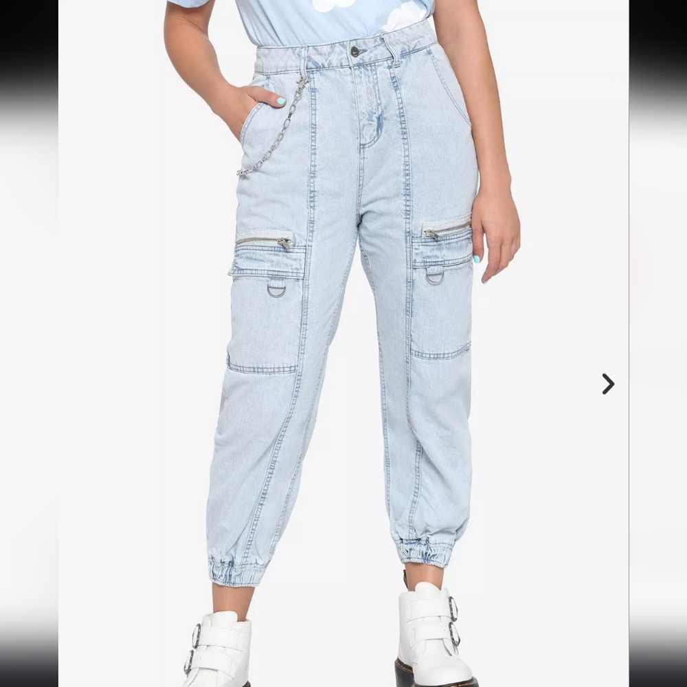 Hot Topic Indigo Denim Pants Size M